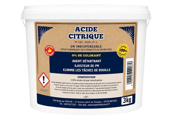 Acide citrique (3kg)
