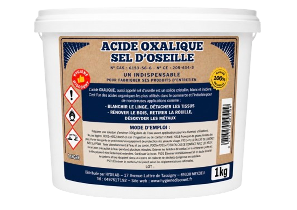 Acide oxalique (1kg) (sel d’oseille)
