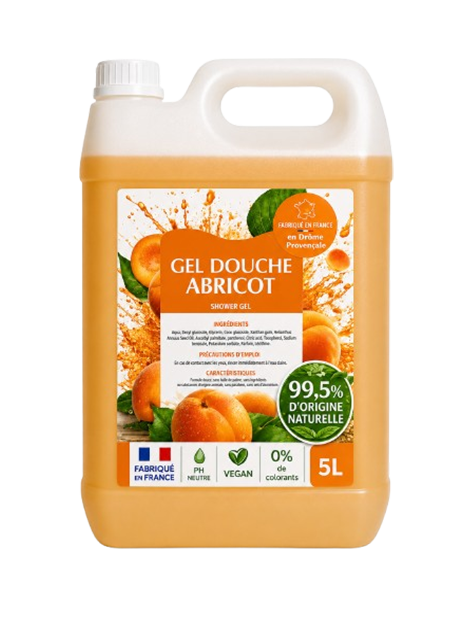 Gel douche abricot