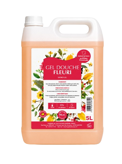 Gel douche fleuri