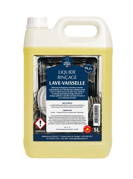 Liquide rinçage lave-vaisselle